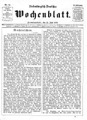 Siebenbürgisch-Deutsches Wochenblatt