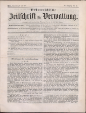 Österreichische Zeitschrift für Verwaltung