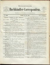 Oesterreichische Buchhändler-Correspondenz