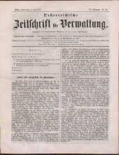 Österreichische Zeitschrift für Verwaltung