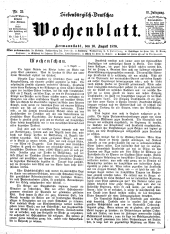 Siebenbürgisch-Deutsches Wochenblatt