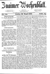 Znaimer Wochenblatt