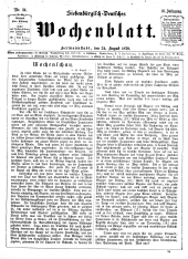 Siebenbürgisch-Deutsches Wochenblatt