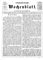 Siebenbürgisch-Deutsches Wochenblatt