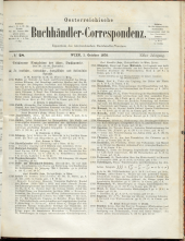 Oesterreichische Buchhändler-Correspondenz