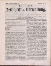 Österreichische Zeitschrift für Verwaltung