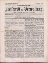 Österreichische Zeitschrift für Verwaltung