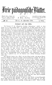 Freie Pädagogische Blätter