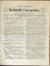 Oesterreichische Buchhändler-Correspondenz