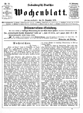 Siebenbürgisch-Deutsches Wochenblatt