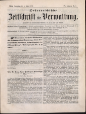 Österreichische Zeitschrift für Verwaltung