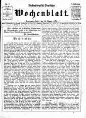 Siebenbürgisch-Deutsches Wochenblatt