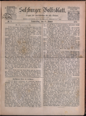 Salzburger Volksblatt: unabh. Tageszeitung f. Stadt u. Land Salzburg