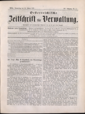 Österreichische Zeitschrift für Verwaltung