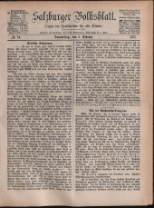 Salzburger Volksblatt: unabh. Tageszeitung f. Stadt u. Land Salzburg