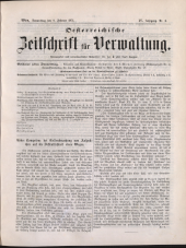 Österreichische Zeitschrift für Verwaltung