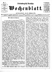 Siebenbürgisch-Deutsches Wochenblatt