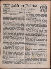 Salzburger Volksblatt: unabh. Tageszeitung f. Stadt u. Land Salzburg