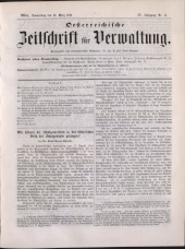 Österreichische Zeitschrift für Verwaltung