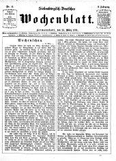 Siebenbürgisch-Deutsches Wochenblatt