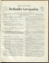 Oesterreichische Buchhändler-Correspondenz