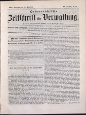 Österreichische Zeitschrift für Verwaltung