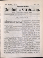 Österreichische Zeitschrift für Verwaltung