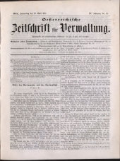 Österreichische Zeitschrift für Verwaltung