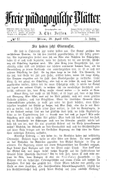 Freie Pädagogische Blätter