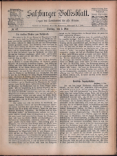 Salzburger Volksblatt: unabh. Tageszeitung f. Stadt u. Land Salzburg