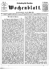 Siebenbürgisch-Deutsches Wochenblatt