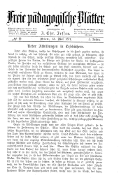 Freie Pädagogische Blätter