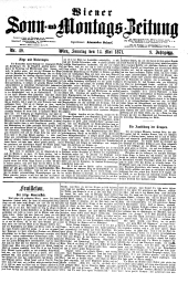 Wiener Sonn- und Montags-Zeitung