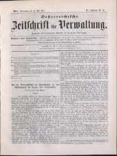 Österreichische Zeitschrift für Verwaltung