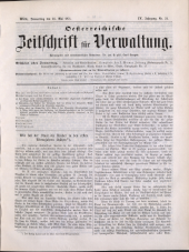 Österreichische Zeitschrift für Verwaltung