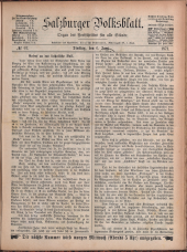 Salzburger Volksblatt: unabh. Tageszeitung f. Stadt u. Land Salzburg