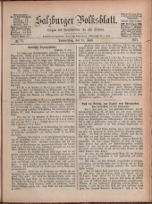 Salzburger Volksblatt: unabh. Tageszeitung f. Stadt u. Land Salzburg