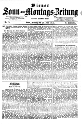 Wiener Sonn- und Montags-Zeitung
