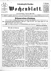 Siebenbürgisch-Deutsches Wochenblatt