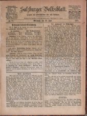 Salzburger Volksblatt: unabh. Tageszeitung f. Stadt u. Land Salzburg