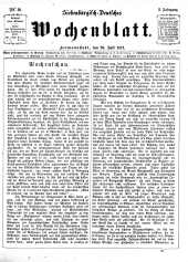 Siebenbürgisch-Deutsches Wochenblatt