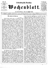 Siebenbürgisch-Deutsches Wochenblatt