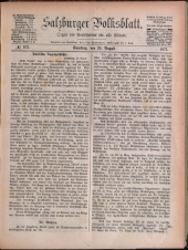 Salzburger Volksblatt: unabh. Tageszeitung f. Stadt u. Land Salzburg