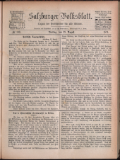 Salzburger Volksblatt: unabh. Tageszeitung f. Stadt u. Land Salzburg