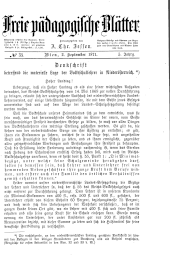 Freie Pädagogische Blätter