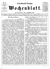 Siebenbürgisch-Deutsches Wochenblatt