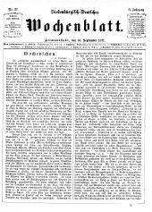 Siebenbürgisch-Deutsches Wochenblatt