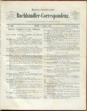 Oesterreichische Buchhändler-Correspondenz