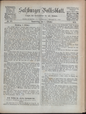 Salzburger Volksblatt: unabh. Tageszeitung f. Stadt u. Land Salzburg