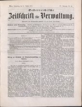 Österreichische Zeitschrift für Verwaltung